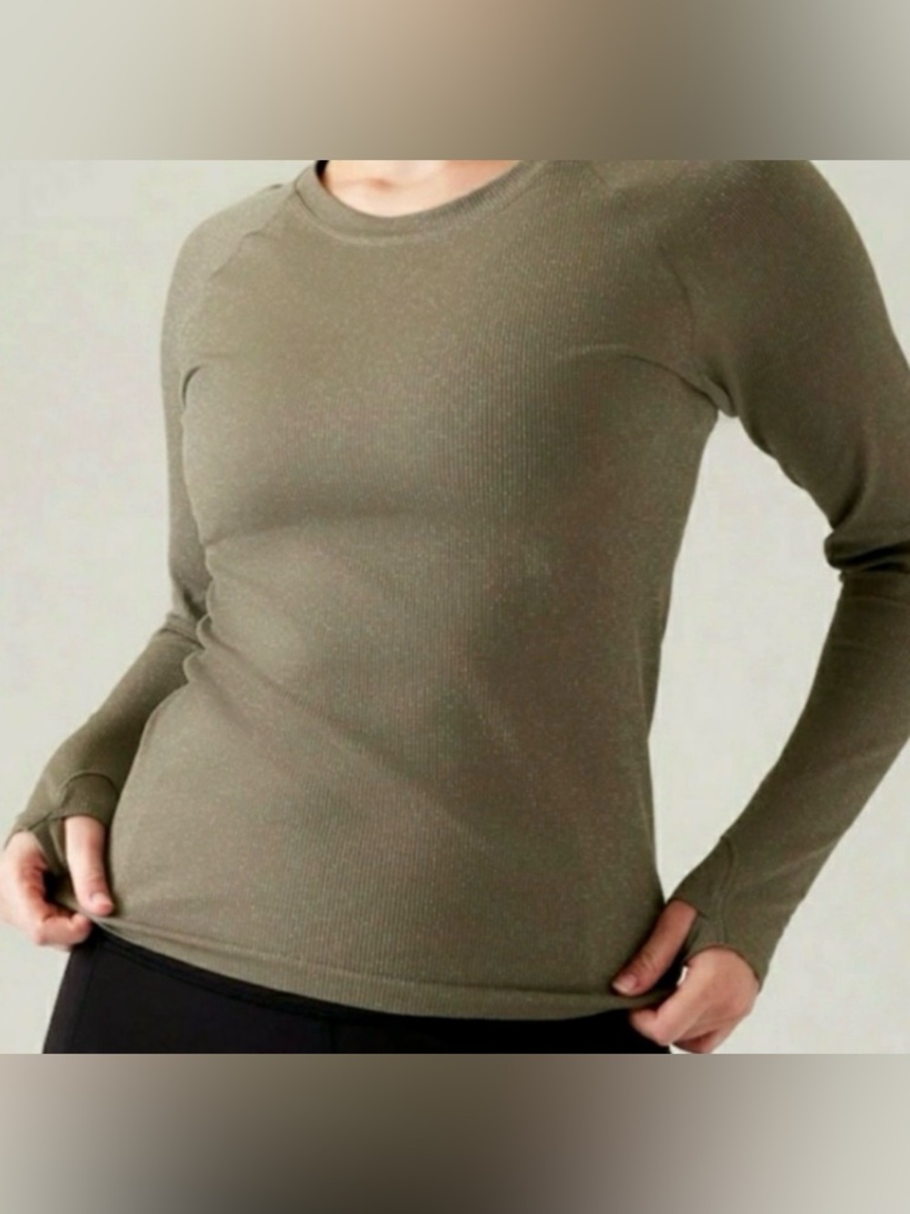 Athleta Power of She Momentum Seamless Top size M NWT